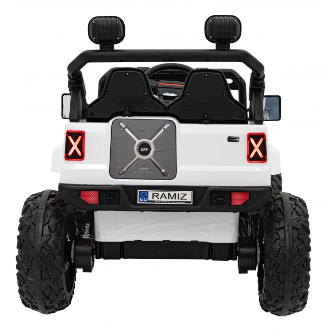 Elektrischer Kinder-Geländewagen Speed weiß