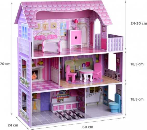 Viel Platz: 3 Etagen und 5 Zimmer