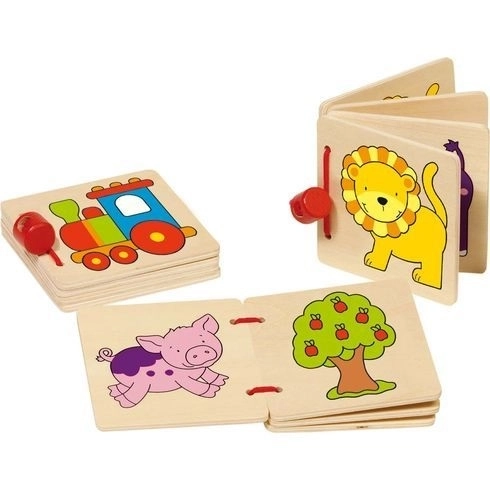 Holzbilderbuch für Kinder