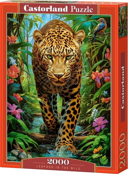 Leopard in der Wildnis Puzzle - 2000 Teile