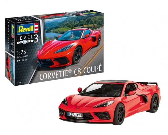 Modellauto Corvette C8 Coupé im Maßstab 1:25