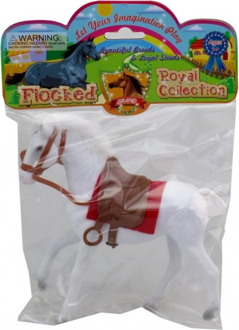 Spielzeug Pferd mit Sattel für Kinder