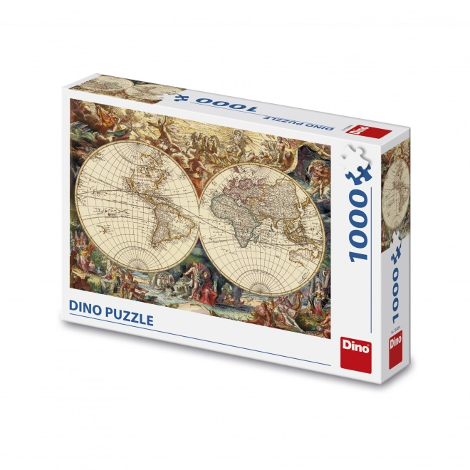 Historisches Kartenspiel-Puzzle 1000 Teile