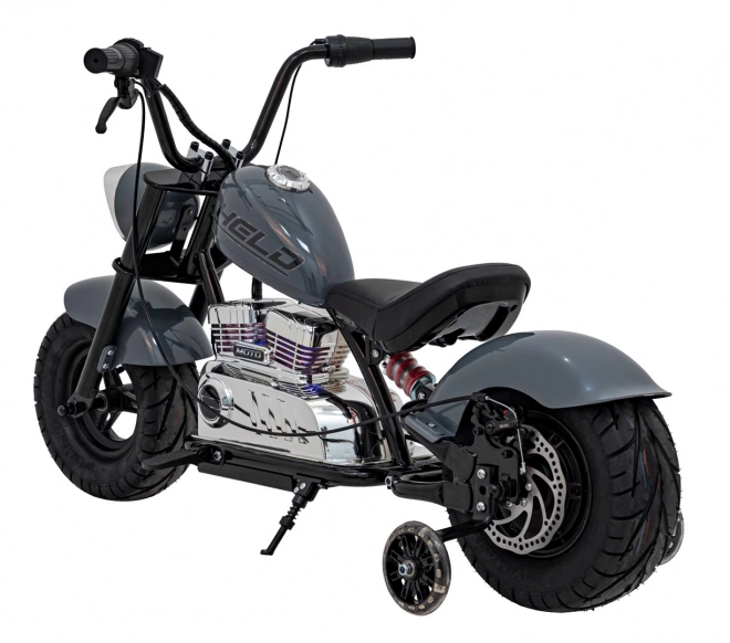 Motorrad Chopper Warrior Grau