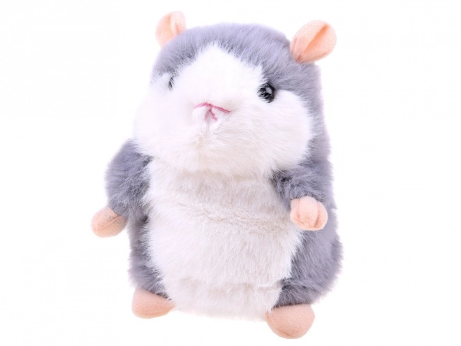Lustiger Interaktiver Sprechender Plüschhamster – Grau