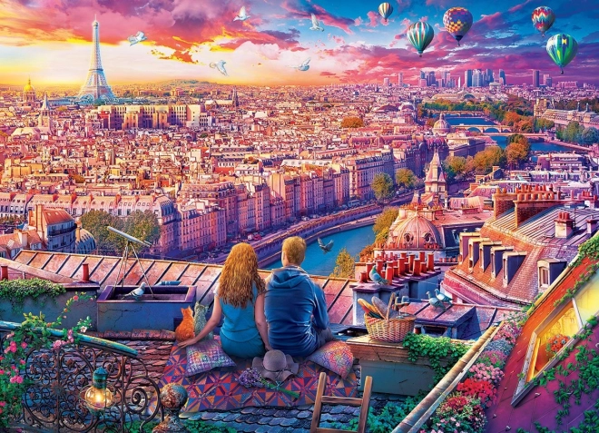 Eurographics Puzzle Dächer von Paris 1000 Teile