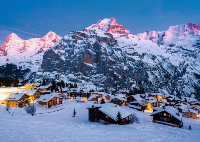 Ravensburger Puzzle Mürren aus dem Berner Oberland 1000 Teile