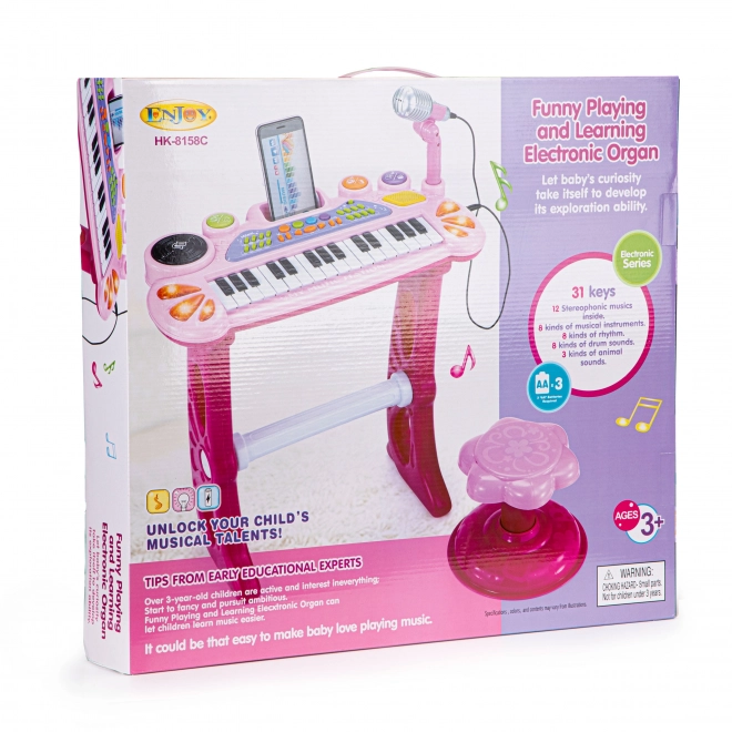 Elektronisches Klavier für Kinder mit Mikrofon und MP3