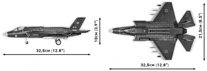 F-35B Lightning II Bausatz aus Bausteinen