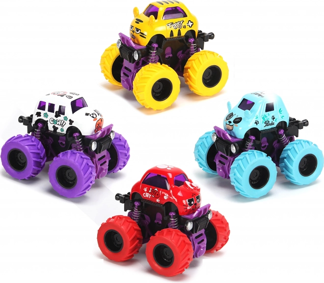 Metallauto Bigfoot Mini 9 cm mit Rückzug