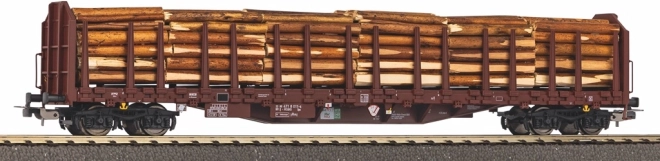 Piko Rungenwagen Roos-t642 RSBG mit Holzladung H0