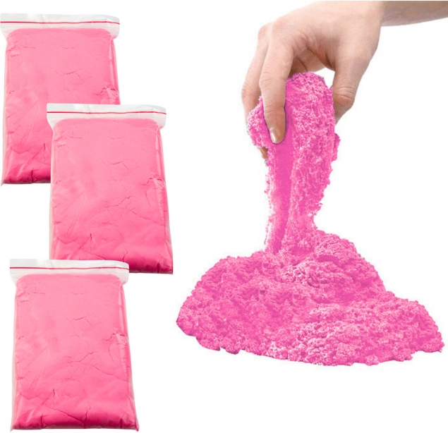 Set Magischer Sand Rosa 3kg mit Zubehör