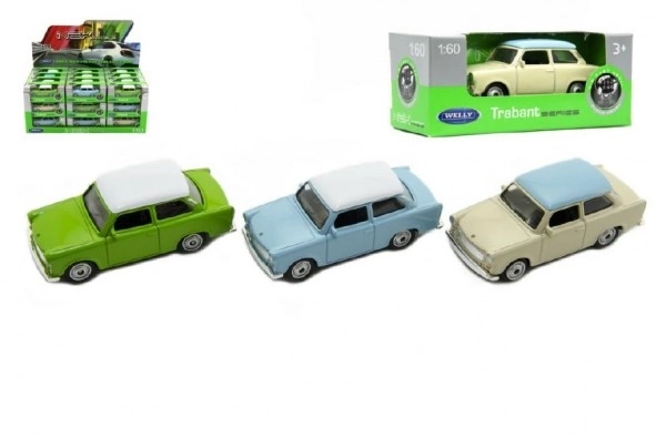 Welly Trabant Spielzeugauto 1:60 Metall 7cm