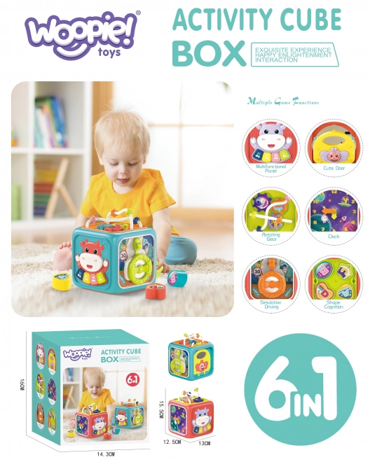 Interaktive Montessori-Würfel 6w1 von Woopie