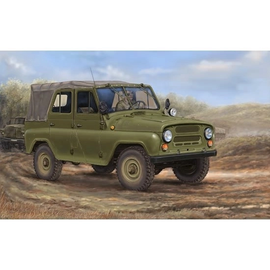 Sowjetischer UAZ-469 Modellbausatz von Trumpeter