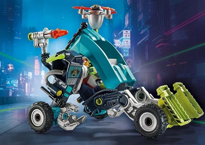 Playmobil Robot gegen Gleiter Set