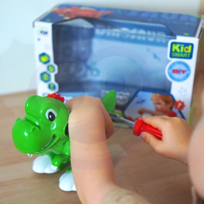 Dinosaurier-Bausatz mit Schraubenzieher