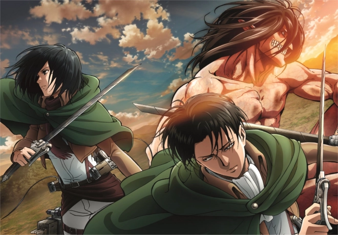 Clementoni Puzzle Anime Kollektion: Attack on Titan 500 Teile