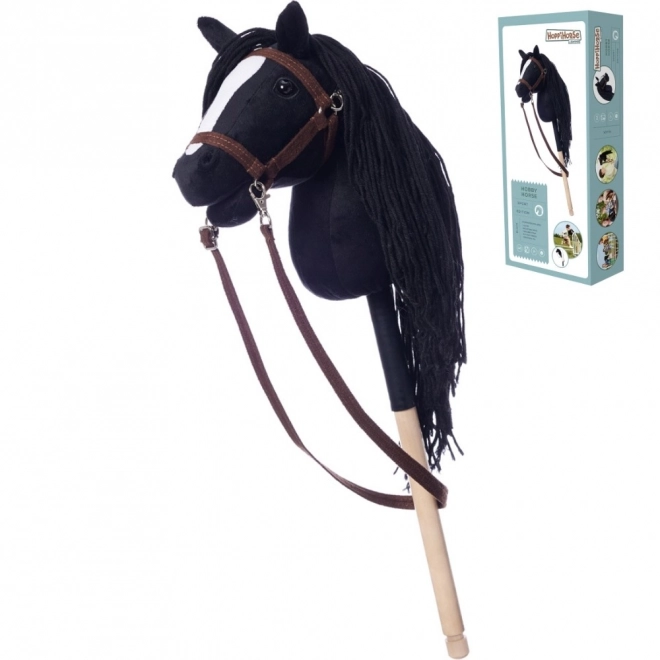 Hobby Horse auf Stange schwarz