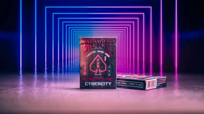 Bicycle Cyberpunk Cyber City Spielkarten