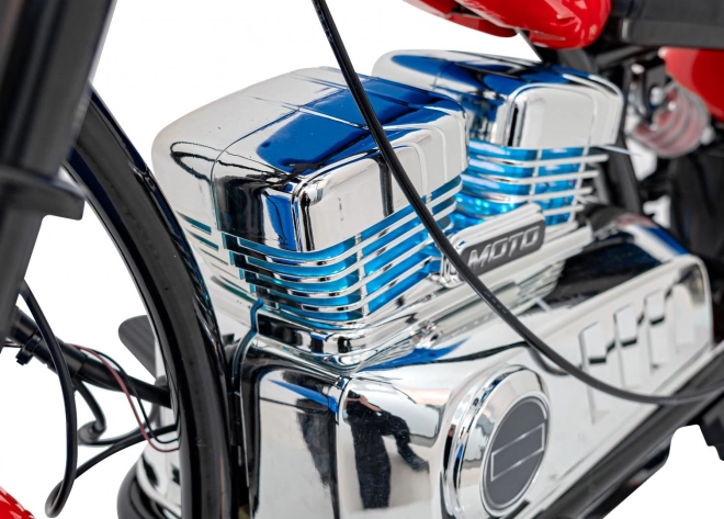 Chopper Warrior Rotes Motorrad