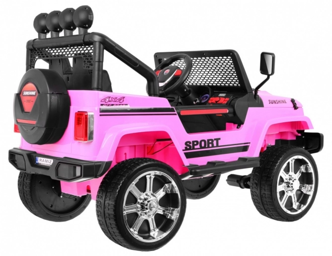Offroad-Fahrzeug Raptor Drifter pink + Fernsteuerung + Antrieb 4x4 + Stauraum + Sanftanlauf + LED MP3