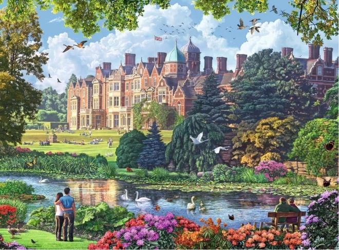 Ravensburger Puzzle Königliche Residenzen Großbritannien 4x500 Teile