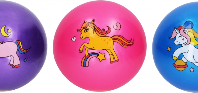 Gummi-Ball Einhorn 22 cm