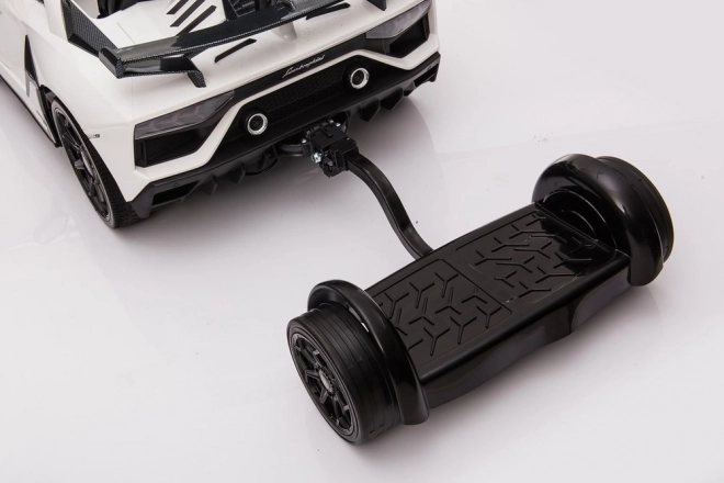 Lamborghini Aventador SX2018 batteriebetriebenes Auto mit Plattform – Weiß