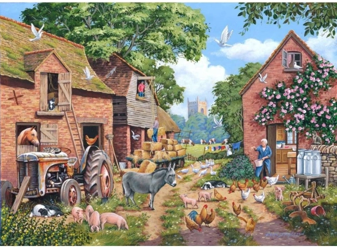 Haus der Puzzles Puzzle Im Fokus: Der Bauernhof 1000 Teile