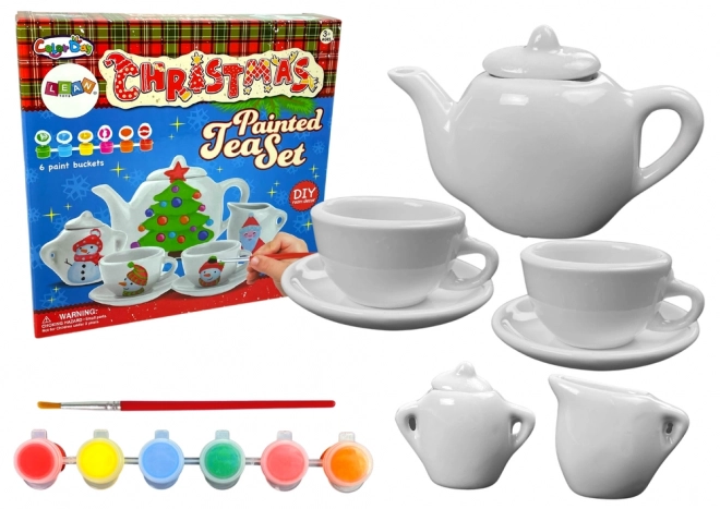 Kreatives Weihnachtsset DIY Porzellanmalerei