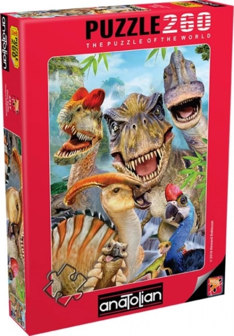 Dinosaurs Selfie Puzzle 260 Teile