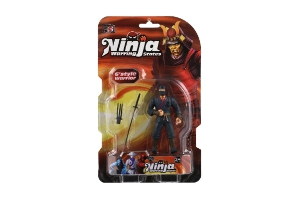 Ninja-Figur mit Zubehör, 10 cm