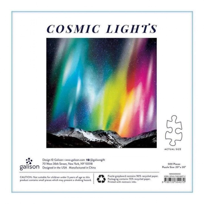 Galison Puzzle Kosmische Lichter 500 Teile