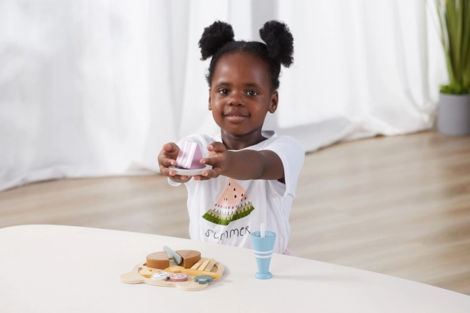 Holz Mittagessenset für Kinder