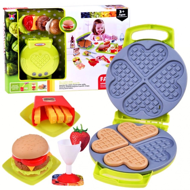 Spielküchen-Set mit Waffeleisen