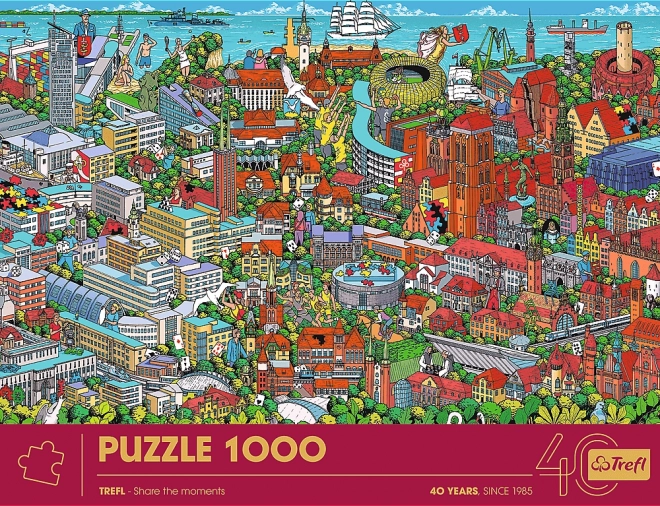 Puzzle Premium Plus Trojmasto - Share the Moments 1000 Teile