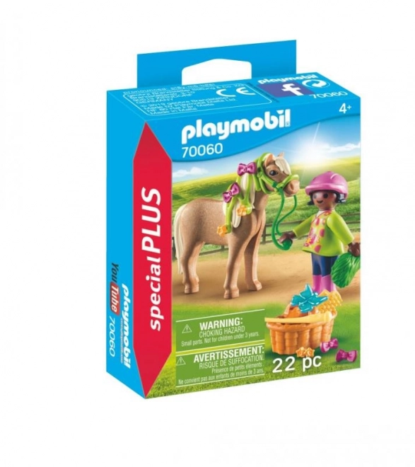 Playmobil Mädchen mit Pony