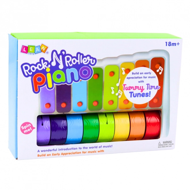 Rock N' Roller Klavier Pro Kinder - Drehbares Farbrad