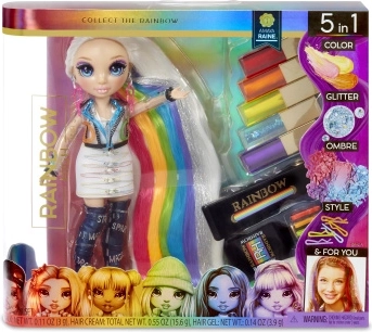 Rainbow High Hair Studio – Friseurstudio mit Modepuppe und wechselnden Haarfarben