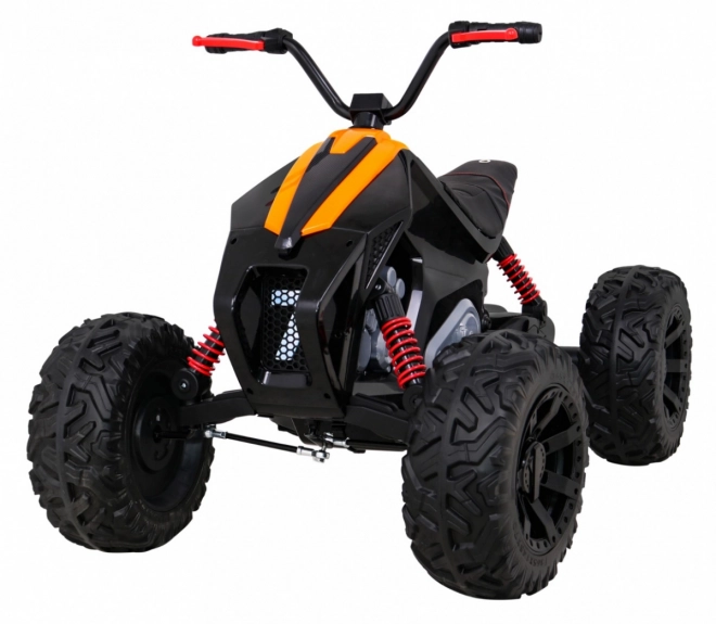 Quad Lucky Seven mit Batterie schwarz + EVA Räder + langsamer Start + LED + MP3 USB