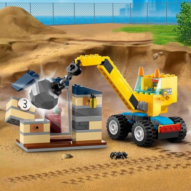 Lego Stadt Abrisskran und LKW-Set