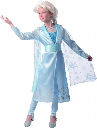 Karnevalskleid für eine blaue Prinzessin
