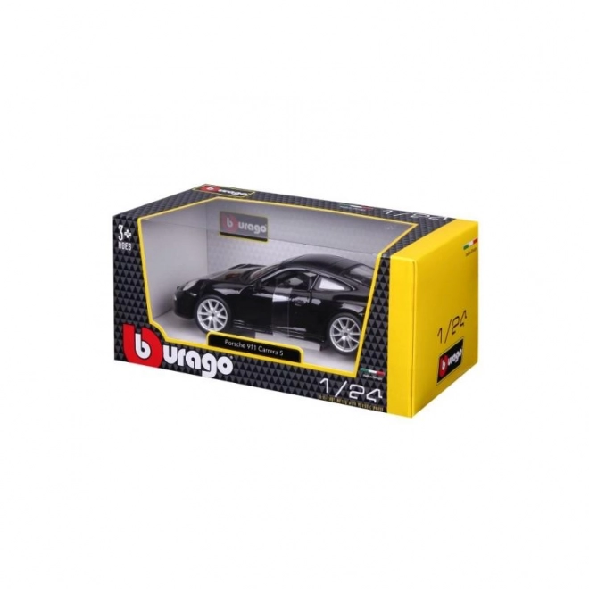 Porsche 911 Carrera S Modellauto 1:24 Schwarz