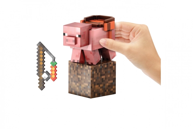 Sammlerfigur Schwein - Minecraft Diamant-Level