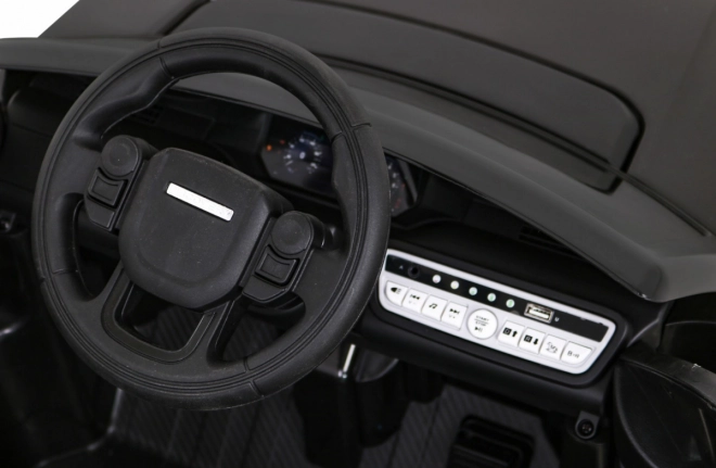 Land Rover Discovery Sport für Kinder schwarz + Fernbedienung + sanfter Start + Schaukelmodus + MP3 LED