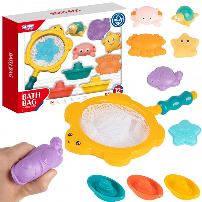 Woopie Badeset Meerestiere und Boote