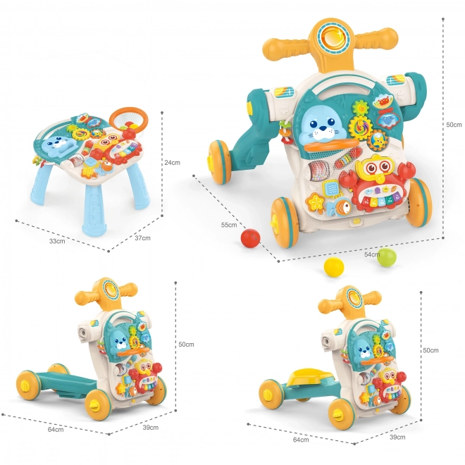 Woopie Baby Lauflernwagen 4in1