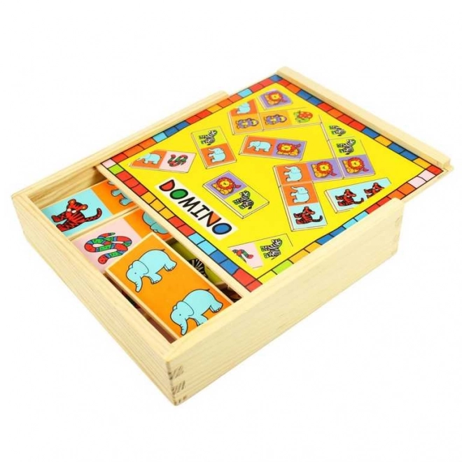 Bigjigs Toys Domino mit Tieren aus Holz