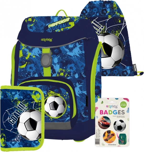 4-teiliges Set OXY Sherpy – Fußballmotiv
